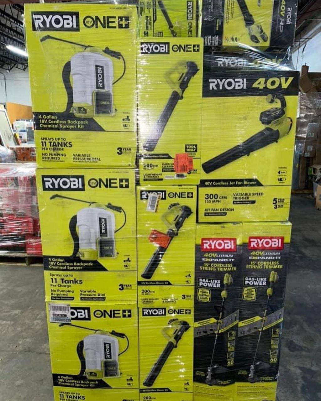 Ryobi tools pallet