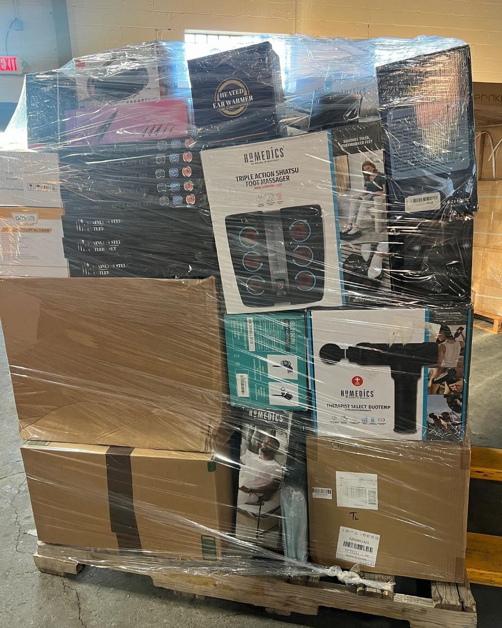 Mixed electronic pallets